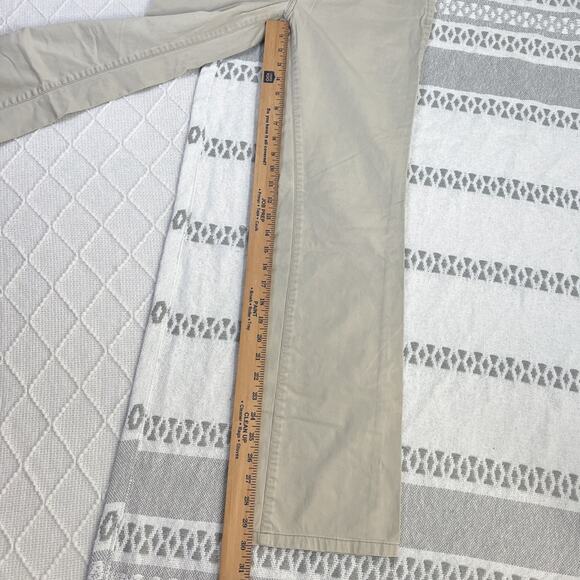 Tommy Jeans Junior's 5 Beige Bootcut Khakis Pants Low Rise Stretch Y2K Style - Picture 9 of 13